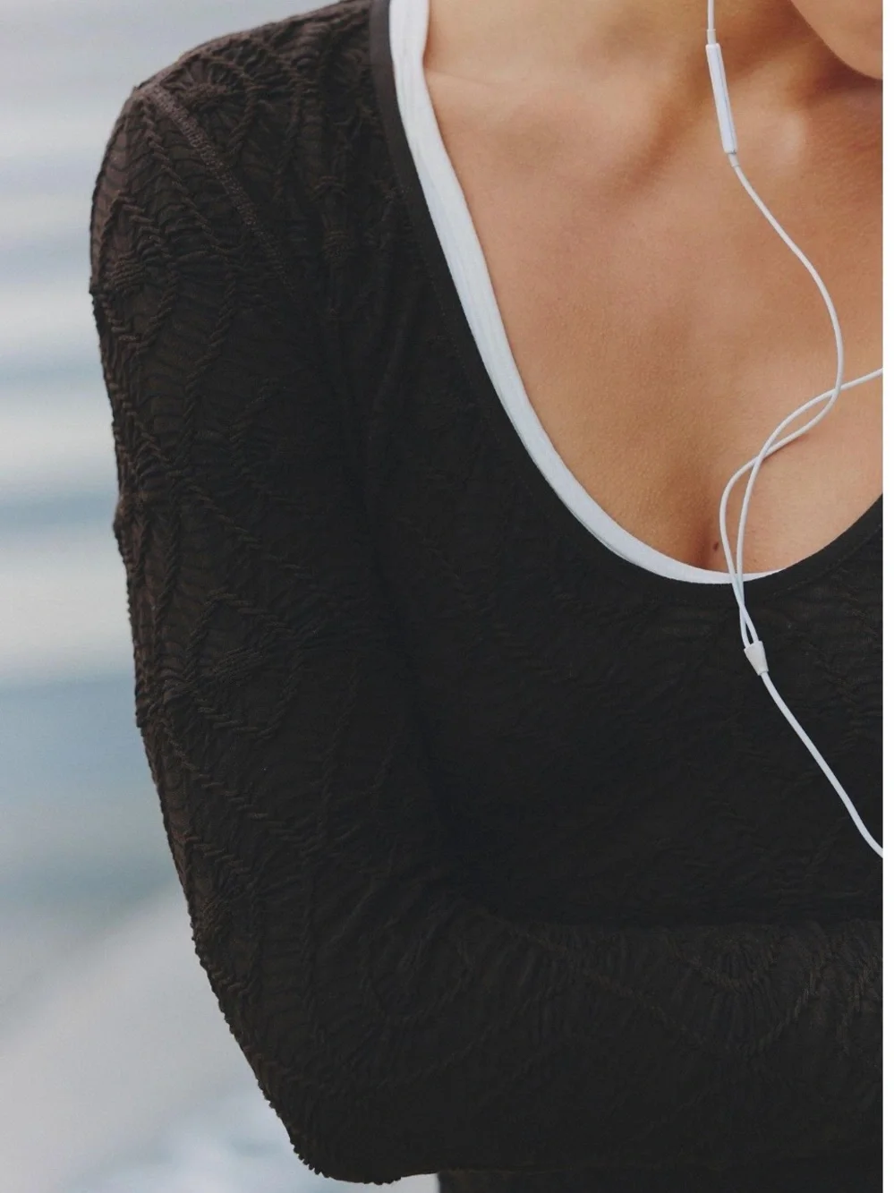 Free People Crochet All Day Long Sleeve
